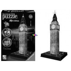 3D Puzzle - Big Ben jszakai kiads, 216 db