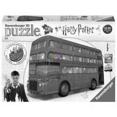 3D Puzzle - Harry Potter lila busz, 216 db