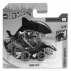 Hot Wheels Street Beasts - Shark Bite kisaut, fekete