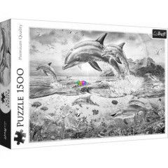 Puzzle - Delfin csald, 1500 db