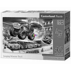 Puzzle - Jumping Monster Truck, 40 db