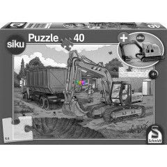 Puzzle - Markol munkagp, 40 db