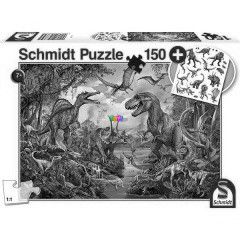 Puzzle - slnyek orszga, 150 db, matricval