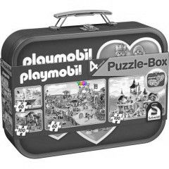 Puzzle - Playmobil, 2x60 s 2x100 db