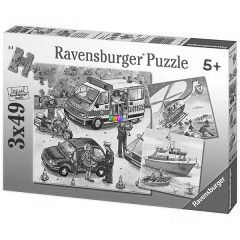 Puzzle - Rendrsg, 3x49 db