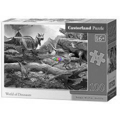 Puzzle - World of Dinosaurs, 100 db