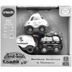 V-Tech - Toot-Toot - 3 darabos vszhelyzeti aut