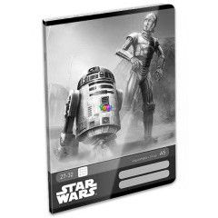 1. osztlyos ngyzetrcsos fzet - Star Wars robotos, A5, 27-32