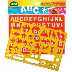 2 db-os rajzolsablon - betk, szmok, formk