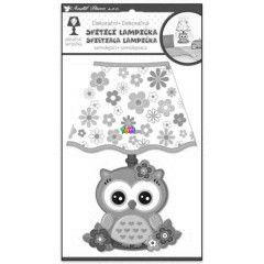 3D fali dekorci LED gvel - Baglyos