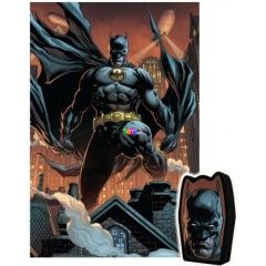 3D hatású puzzle - Batman - fém dobozban, 300 db