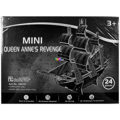 3D mini puzzle - Anna kirlyn bosszja kalzhaj, 24 db