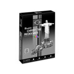 3D puzzle - Christ the redeemer, 22 db