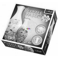 3D Puzzle - Cinege tavaszi virgokkal, 160 db