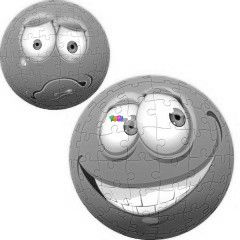 3D Puzzle - Face Ball srga arcok, 96 db