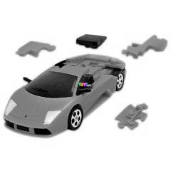 3D puzzle - Lamborghini Murciélago, 64 db, sárga