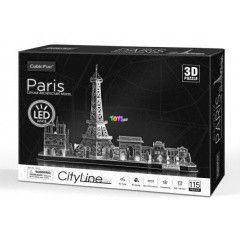 3D puzzle - Prizs ltkpe LED fnnyel, 115 db