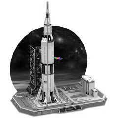 3D puzzle - Saturn V-Holdrakta, 68 db