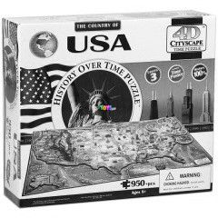 4D City Puzzle - USA