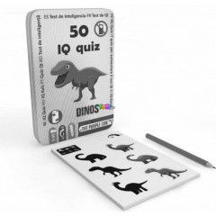 50 IQ kvíz - Dinoszauruszok - Foglalkoztató kártyák