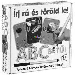 ABC beti - fejleszt krtyk letrlhet filccel