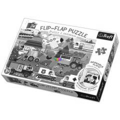 Ablak nyits puzzle - Jrmvek, 36 db