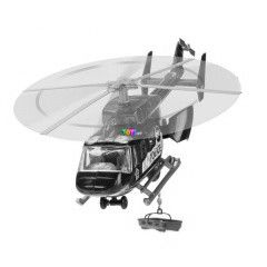 Air Rescue helikopter - rendőrségi, fekete