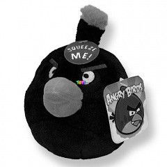 Angry Birds, 20 cm-es - Fekete madr