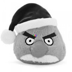 Angry Birds - Srga madr karcsonyi plssfigura hanggal, 13 cm