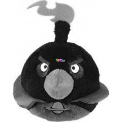 Angry Birds Space - Fekete madr plssfigura hanggal, 20 cm