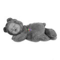 Anne Geddes babafigura, karamell maci jelmezben