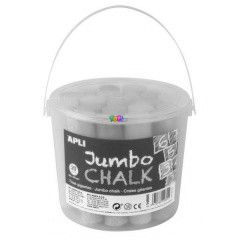 APLI - Kerek aszfaltkrta, Jumbo, vegyes sznek, 20 db