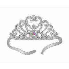 Arany, csillmos papr tiara - 4 darabos