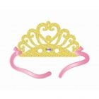 Arany, csillmos papr tiara - 4 darabos