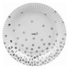 Arany pttys, rzsaszn papr tnyr, 18 cm, 6 db-os