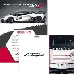 Ars Una - Lamborghini partimeghívó borítékkal