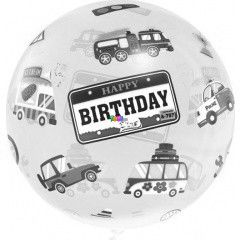 Aut mintj tltsz flialufi Happy Birthday felirattal - 46 cm