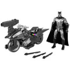 Az igazsg ligja - Batman figura s a Batcycle fegyverrel