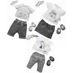 Baby Born - Divatos farmerruha szett