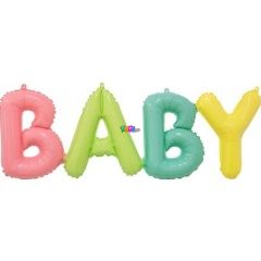 BABY felirat flia lufi - 85 x 29 cm