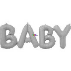 BABY felirat flia lufi - 85 x 29 cm