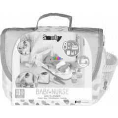 Baby Nurse - Pelenkz tska kiegsztkkel, 8 rszes - rzsaszn
