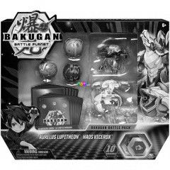 Bakugan - 5 db-os harci csomag - Aurelus Lupitheon - Haos Vicerox