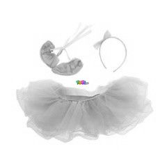 Balerina jelmez szett - rzsaszn, 90-120 cm-es mret