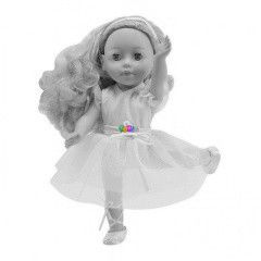 Bambolina - Rzsaszn balettruhs baba, 30 cm