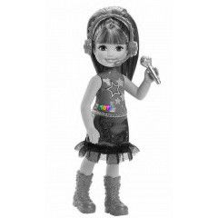 Barbie, a Rocksztr hercegn - Chelsea sztrcsemete baba mikrofonnal