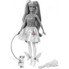 Barbie - A Touch of Magic tndr baba rzsaszn-lila ruhban