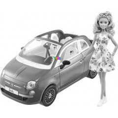 Barbie - Barbie baba, Fiat 500 autval