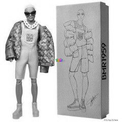 Barbie - BMR1959 - Ken retro divatbaba zld hajjal