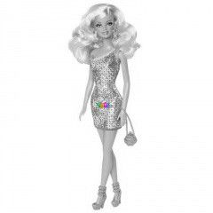 Barbie - Bulizs Barbie, csillog rzsaszn ruhban